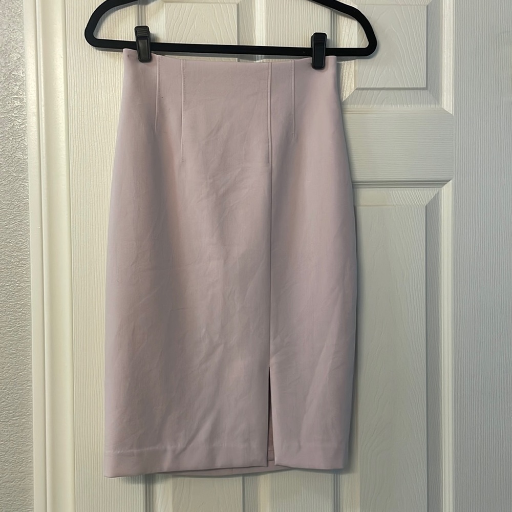 White House Black Market Lavender Pencil Skirt